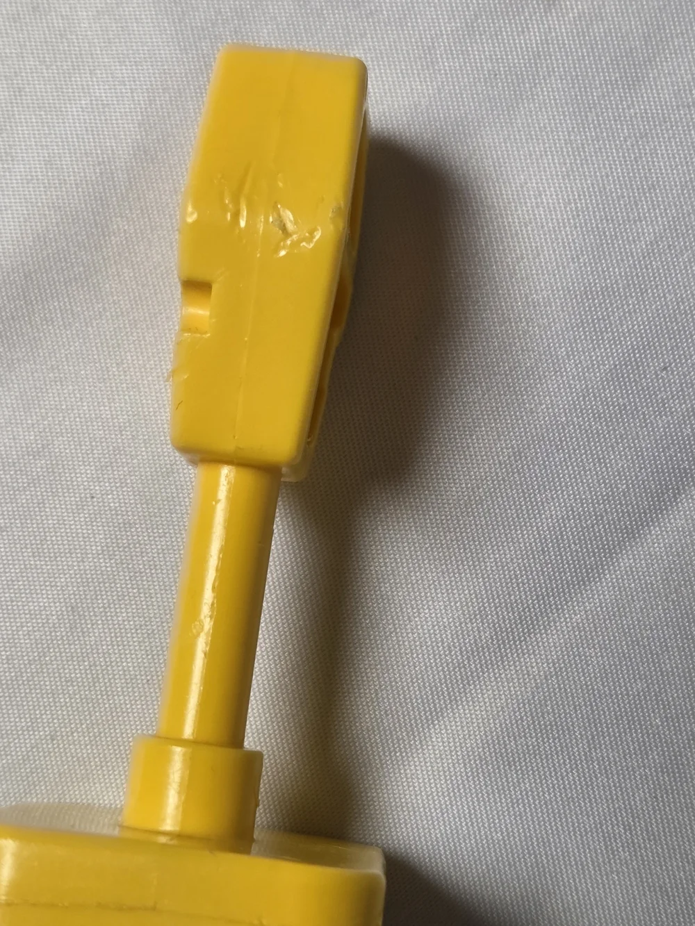 Vintage Fisher Price Little People Yellow Parking Meter Play Family Town City‎